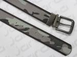 Two Way Used Mens Casual Belts Military Printing Webbing & Classic PU Reversible