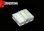 3 Pin White Female Unsealed Automotive Pin Connectors Housing