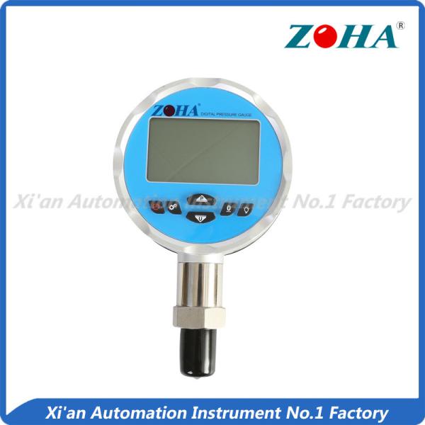 High Accuracy Digital Pressure Gauge 100mm With Temperature Measurement