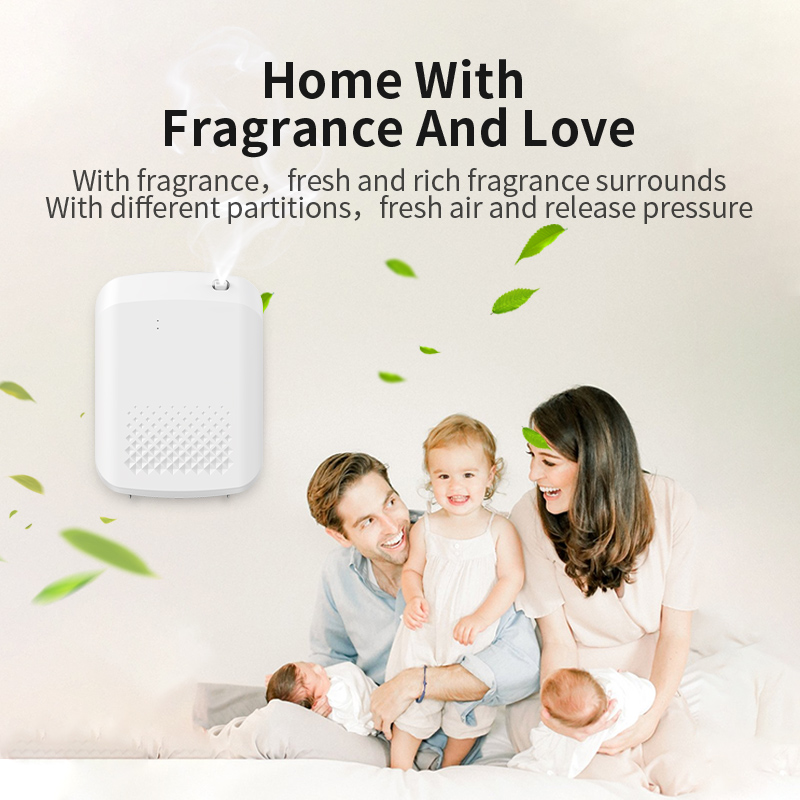 HOMEFISH 1000CBM Scent Diffuser Machine 400ML Essential Oil Diffuser Bluetooth Control