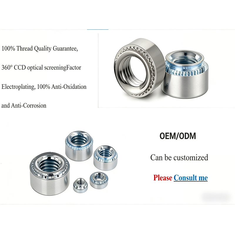 Custom Press-In Nuts | 1-Piece Prototype in 3-7 Days for Sheet Metal Connection Validation