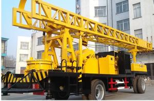 China Depth 400m Water Well Drill Rig Truck Mounted Borehole Machine With Autoloader wholesale