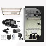 3 Plants Growzelt Complete Kit 300W Samsung LM301H EVO Pflanzenlampe Led