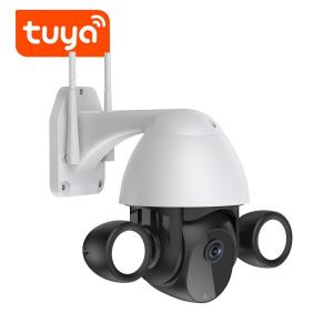 China 3MP Tuya Ring Outdoor Floodlight Camera PTZ Waterproof 128G Memory wholesale