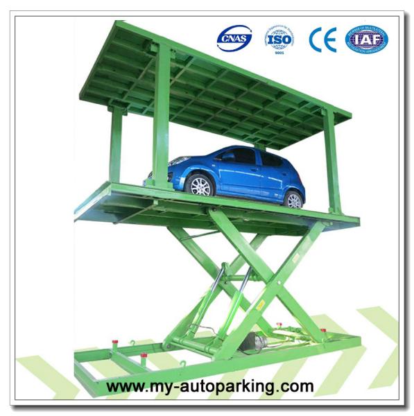 Scissor Type Underground Garage Lift Car Lift for Basement Car Stack Underground