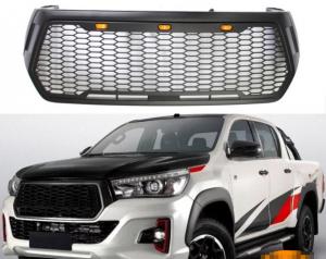 China TRD Front Custom Made Car Grills , ABS Matt Black 4X4 Front Grill Standard Size wholesale