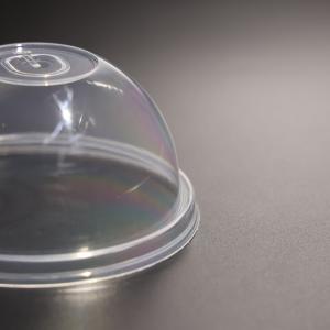 China Crystal Clear Anti Spill Plastic Cup Lid wholesale