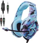 Surround Sound 3.5mm 2.2kohm onikuma camo headset
