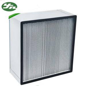 China YN-DHF HEPA Air Filter Aluminum Alloy Frame With Aluminum Foil Separater wholesale