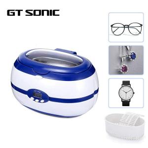 China 5 Timer Cycles Small Ultrasonic Cleaner Machine Digital GT SONIC 40kHz 600ml wholesale