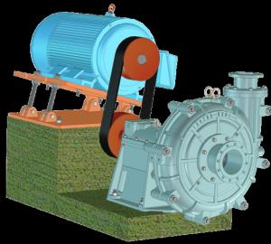 China Hydraulic 1480r/Min 55kw Centrifugal Slurry Pump 100ZBQ-315 wholesale