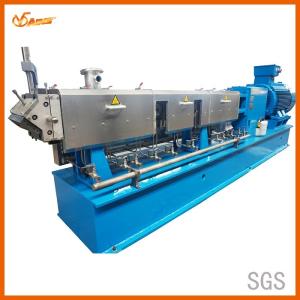 China Blue Granulating Compounding Twin Screw Extruder Machine ISO9001 Certification wholesale