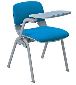 China stackable upholstered training chair with writing board wholesale