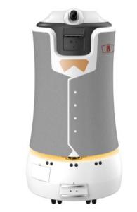 China Hotel serve Delivery Robot Robot Elevator Obstacle Avoidance 48kg Net weight wholesale