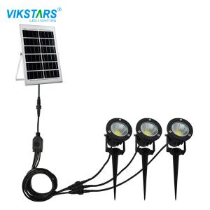 China Lanscape 650lm Solar Powered Garden Lights RGB 6000k 4000k wholesale