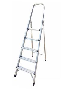 China 5 Steps Easily Carried Household Foldable Aluminum Step Ladder wholesale
