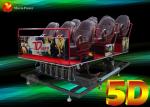 Truck Mobile 5.1 Sound Track 5D Movie Theater With Bubble / Rain / Wind Effect