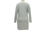 Comfortable Ladies Night Dresses Sleepwear Women'S Long Sleeve Nightshirt OEM