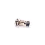 12mm Waterproof Economical Key Switch 2 Pin IP65 Protection
