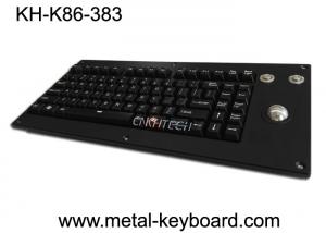 China Panel Mount Backlight Mechanical Keyboard With 25mm trackball Mouse wholesale