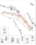 Newly Designed DX200A Hydraulic System Distributor Boom Pipe for Excavator Iron