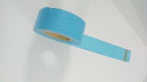 China Waterproof blue color crepe paper masking tape used in the ceiling repairing wholesale