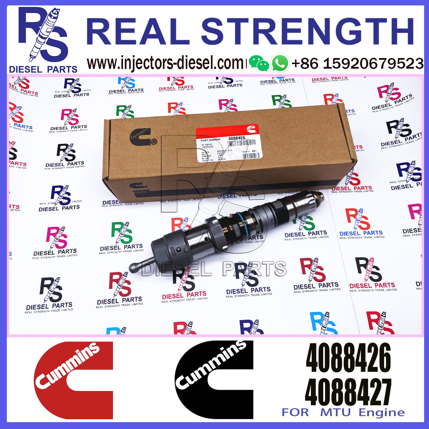 excavator diesel engine spare part QSK23 QSK60 QSK19 fuel injector 4902827 4077076 4062090 4088426