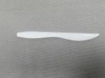 Heavyweight Disposable Plastic Flatware,Ps Cutlery Sets ,7 Inch White Knife,Fork