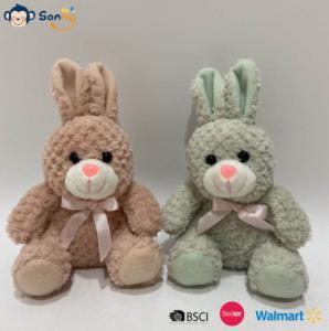 China 2 Colours Wholesale New Fashion Animal Rabbit Plush Toy Stuffed Bunny wholesale