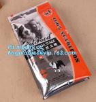 15kg 20kg side gusset plastic bag pet food packaging with slider zipper, flat