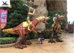 Outdoor Amusement Equipment Decoration Life Size Fiberglass Dinosaur Statues