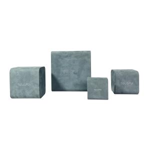 China High End Blue Microfiber Luxury Jewelry Packaging Boxes Opaque Square Watch Gift Boxes wholesale