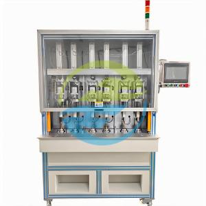 China Copper Valve Core Air Tightness Testing Machine 6 Stations 0 - 0.6Mpa Leak Testing Equipment wholesale