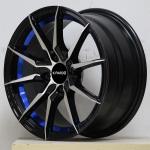13 Inch 17 Inch Multi Spoke Black Casting Alloy Wheels