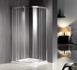 Waterproof Modern Quadrant Round Shower Enclosure CE SGS Certification