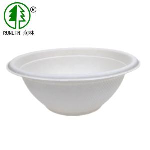 China 11.5cm 4.5cm Soup 220ml Biodegradable Ice Cream Bowls With Lids wholesale