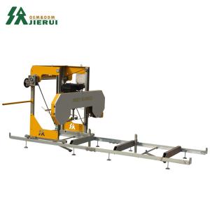 China Woodworking JIERUI Portable Hydraulic Automatic Sawmill Electric Wood Cutting Machine wholesale