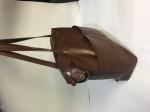 Neutral PU Leather Baby Changing Bag , Messenger Diaper Bag 18"W X 13"H X 4.5"D