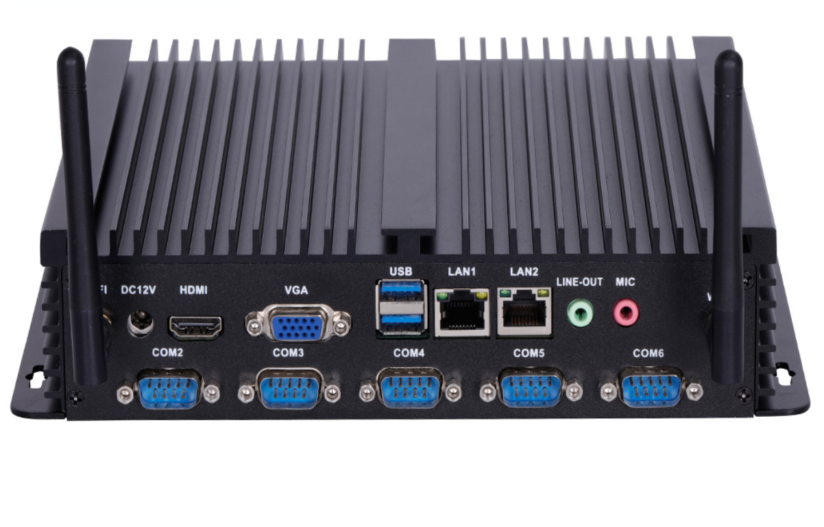 Wifi 3G/4G/GPS DDR4 Embedded Fanless Industrial Mini PC Computer
