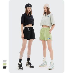 China Open Navel Short Sleeve Women'S Polo Sports Shorts For Spring And Summer wholesale
