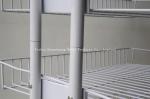Custom potato chip metal display rack with four Wire basket White
