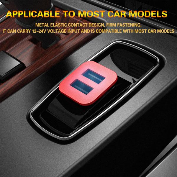 4.8A Dual USB CAR CHARGER Universal Compatible HOCO USB CAR CHARGER for all