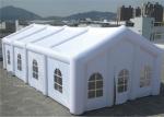 Commercial Inflatable Day Tent Air Sealed Roll Up Doors Windows For Sports Arena