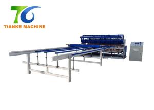 China PLC 6mm Wire Fence Making Machine 300mm Mesh Panel Welding Machine wholesale
