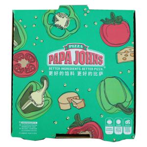 China Environmental Pizza Box Style Packaging , Paper Box Packaging For Food wholesale