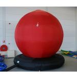 Giant Inflatable Golf Ball/ Inflatable Golf Ground Balloon both side red logo