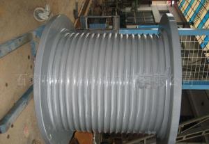 China LBS Special Rope Groove Drum With Flange , Acid And Alkali Resistance wholesale