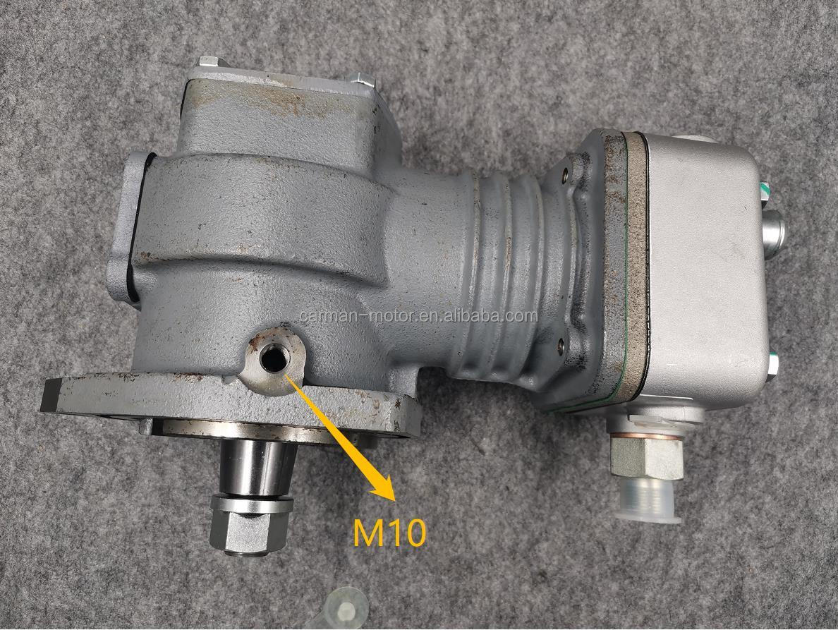 Water-cooled Single-cylinder Air Compressor for Weichai Steyr WD615 WP10 WP6 Engine spare parts SINOTRUK CNHTC OEM size