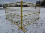 Anti Thief Anti Climb Temporary Steel Fence Galvanized Powder Coated