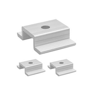 China Aluminum Solar Panel Mid Clamp Rust Resistant Solar Module Clamps Fasteners wholesale